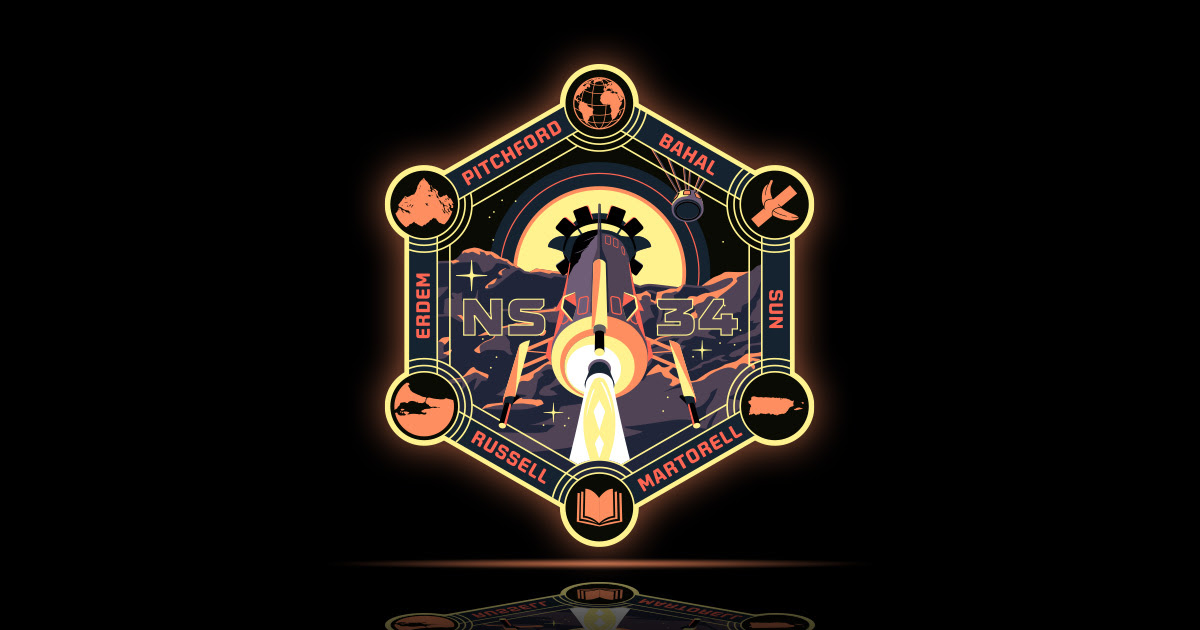 A missão tripulada NS-34 da New Shepard tem como alvo a decolagem em 3 de agosto