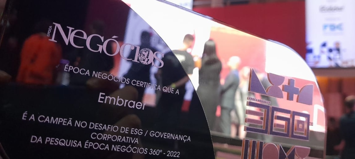 Embraer é eleita a melhor empresa em governança corporativa pelo Anuário Época Negócios 360º