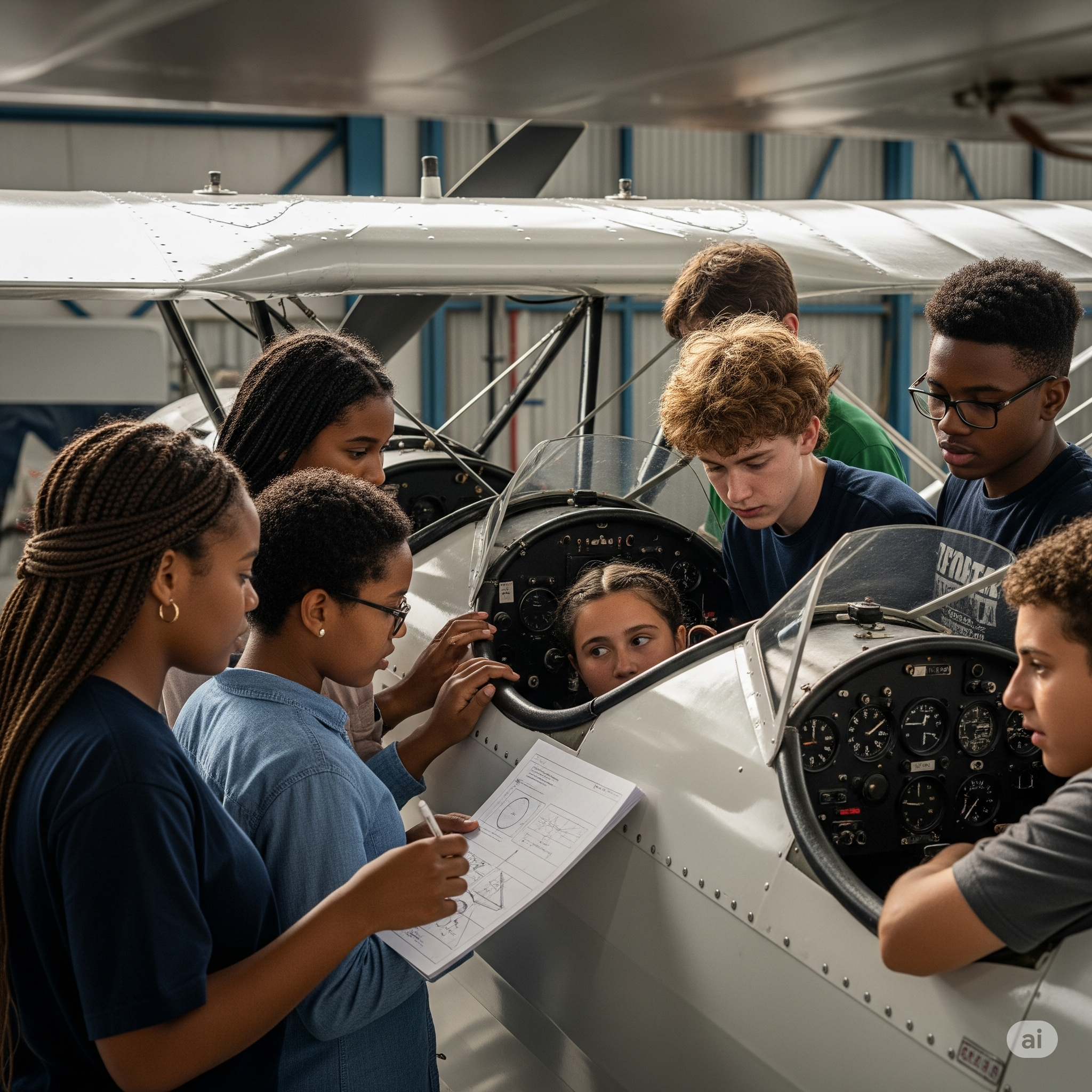 Com apoio da Anac, Newton in a Box chega para estimular jovens a conhecer o mundo da aviação 