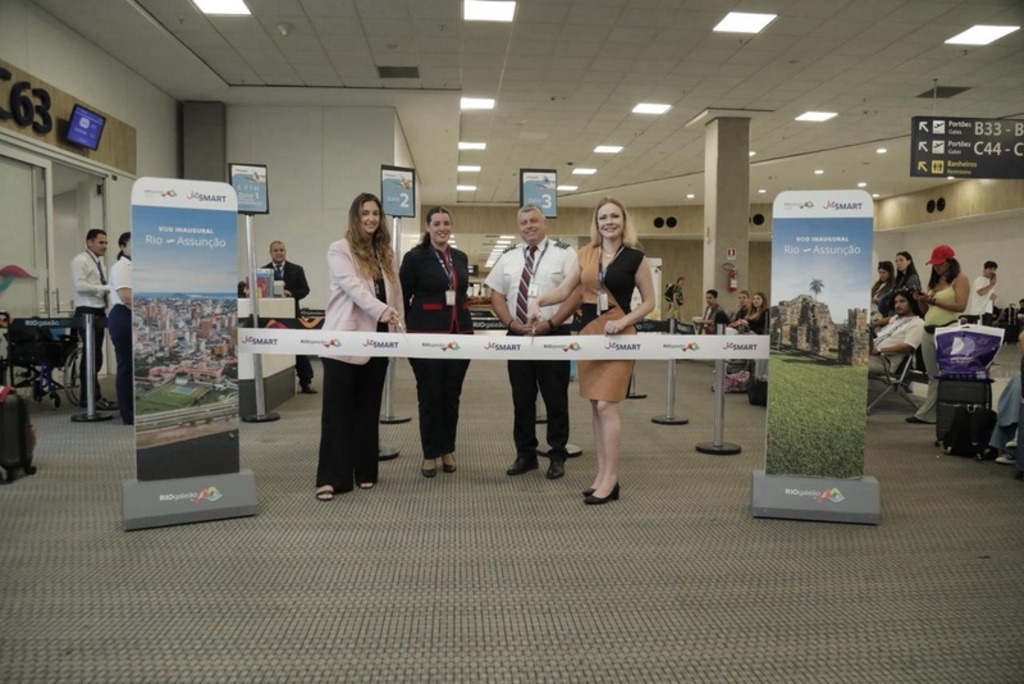 JetSMART decola rumo a Assunção: nova rota direta a partir do Rio foi inaugurada hoje