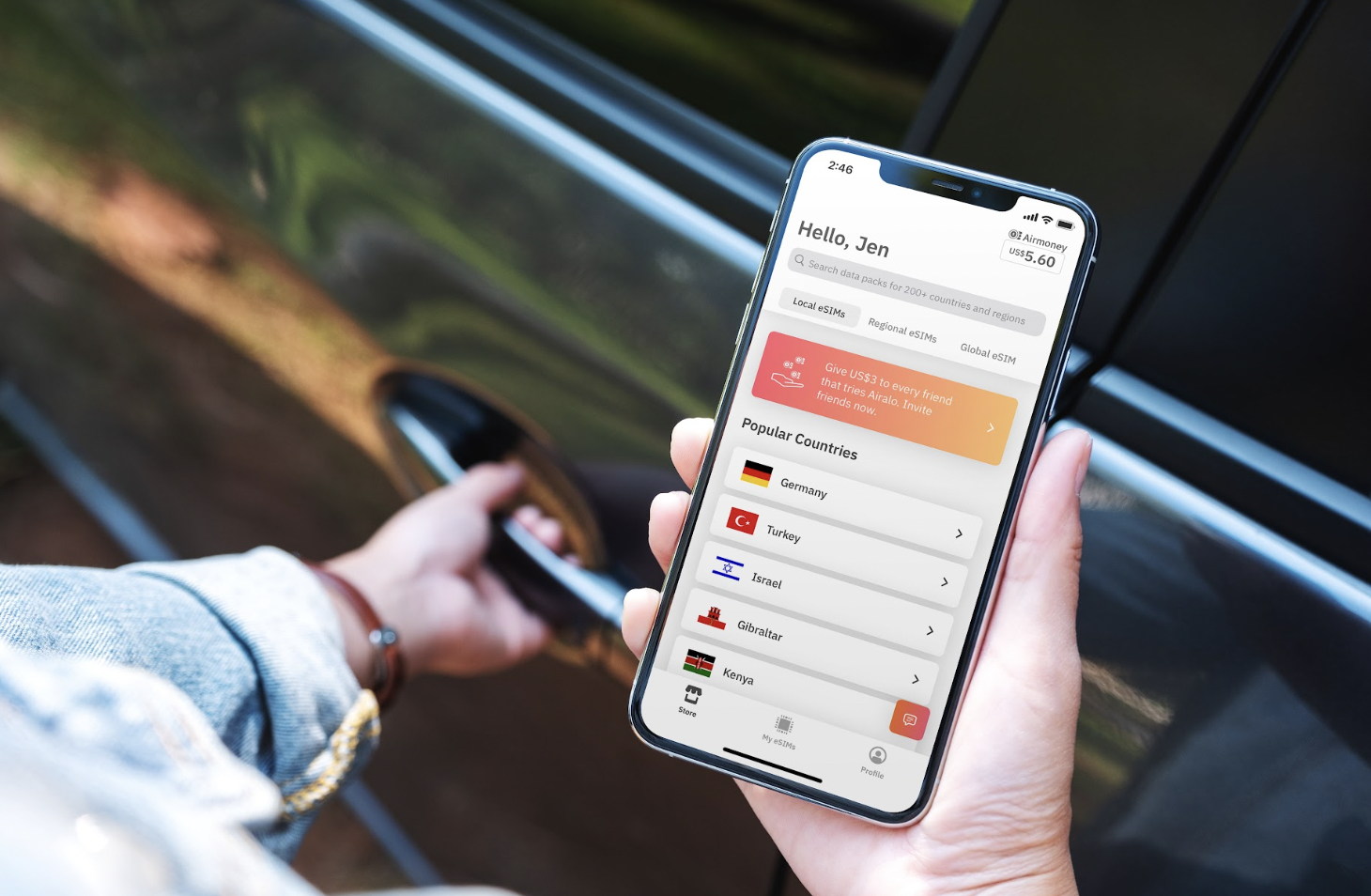 Airalo chega ao Brasil com seu e-SIM para conectar viajantes ao redor do mundo 