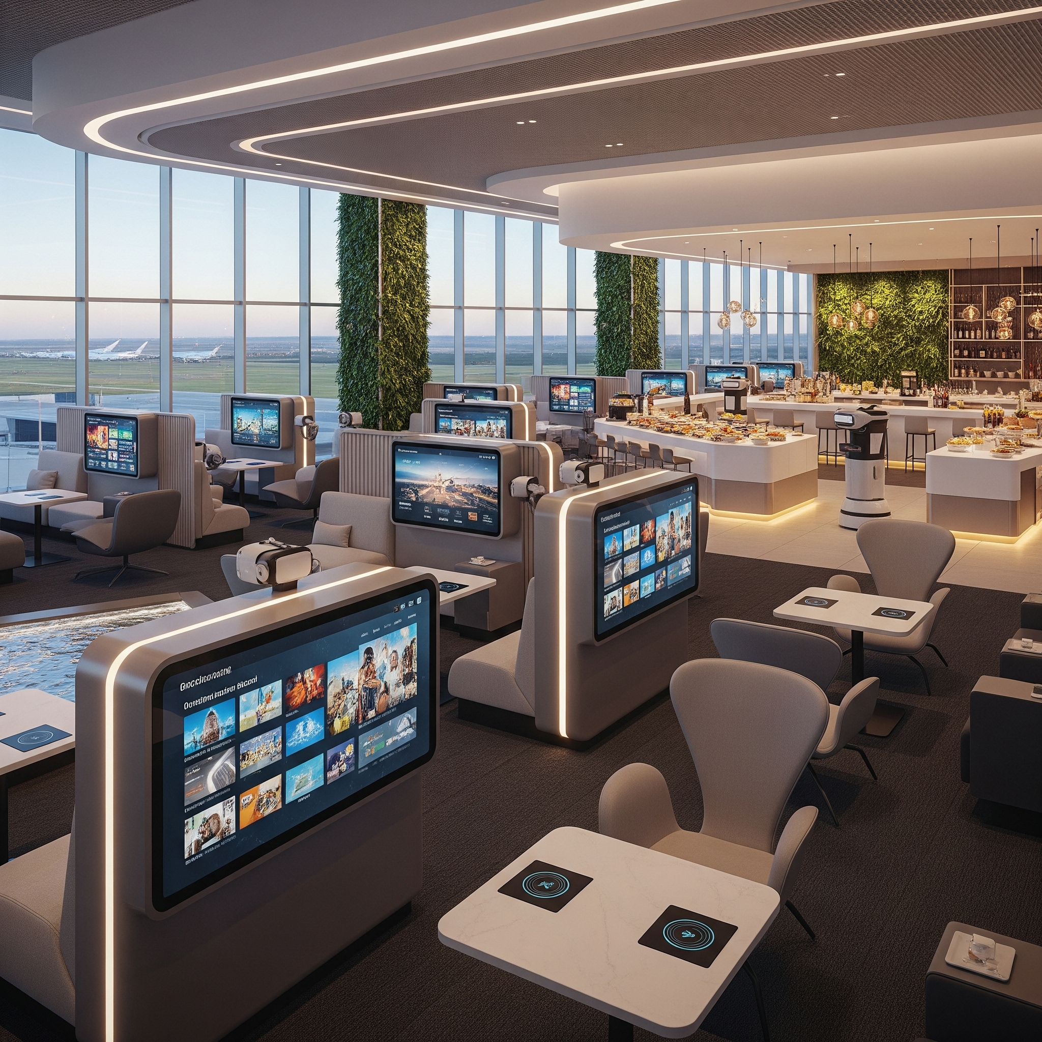 Salas VIP High-Tech: Como a inovação transforma escalas em experiências de viagem