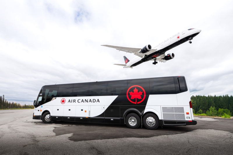 Air Canada renova acordo com a The Landline Company para conexões terrestres e aéreas de ônibus de luxo no sul de Ontário
