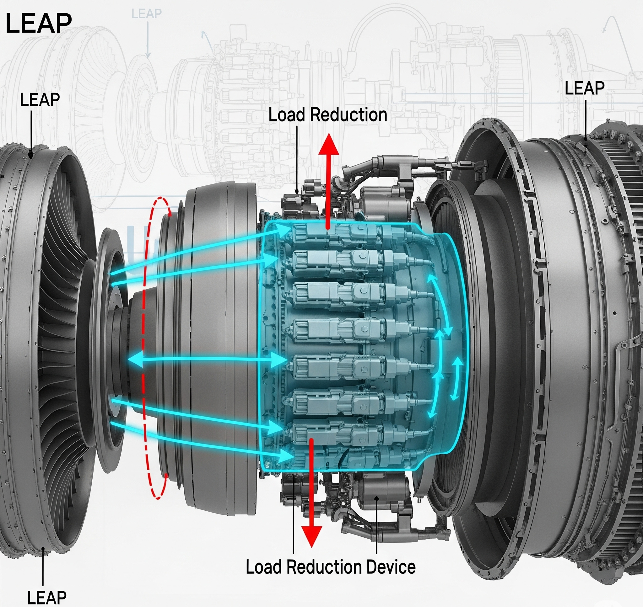 EASA emite SIB sobre ativação de dispositivo de redução de carga em motores LEAP
