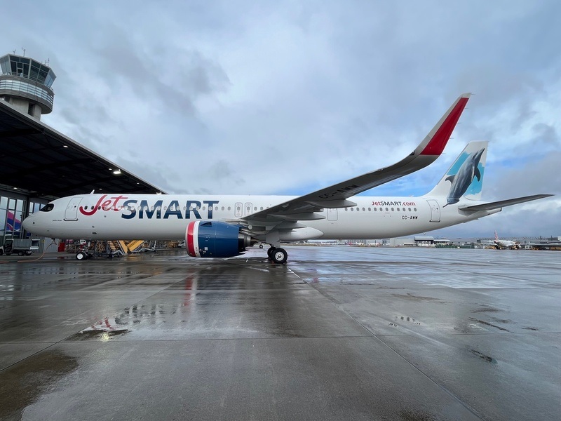 JetSMART recebe sua quarta aeronave A321, modelo mais sustentável da América do Sul